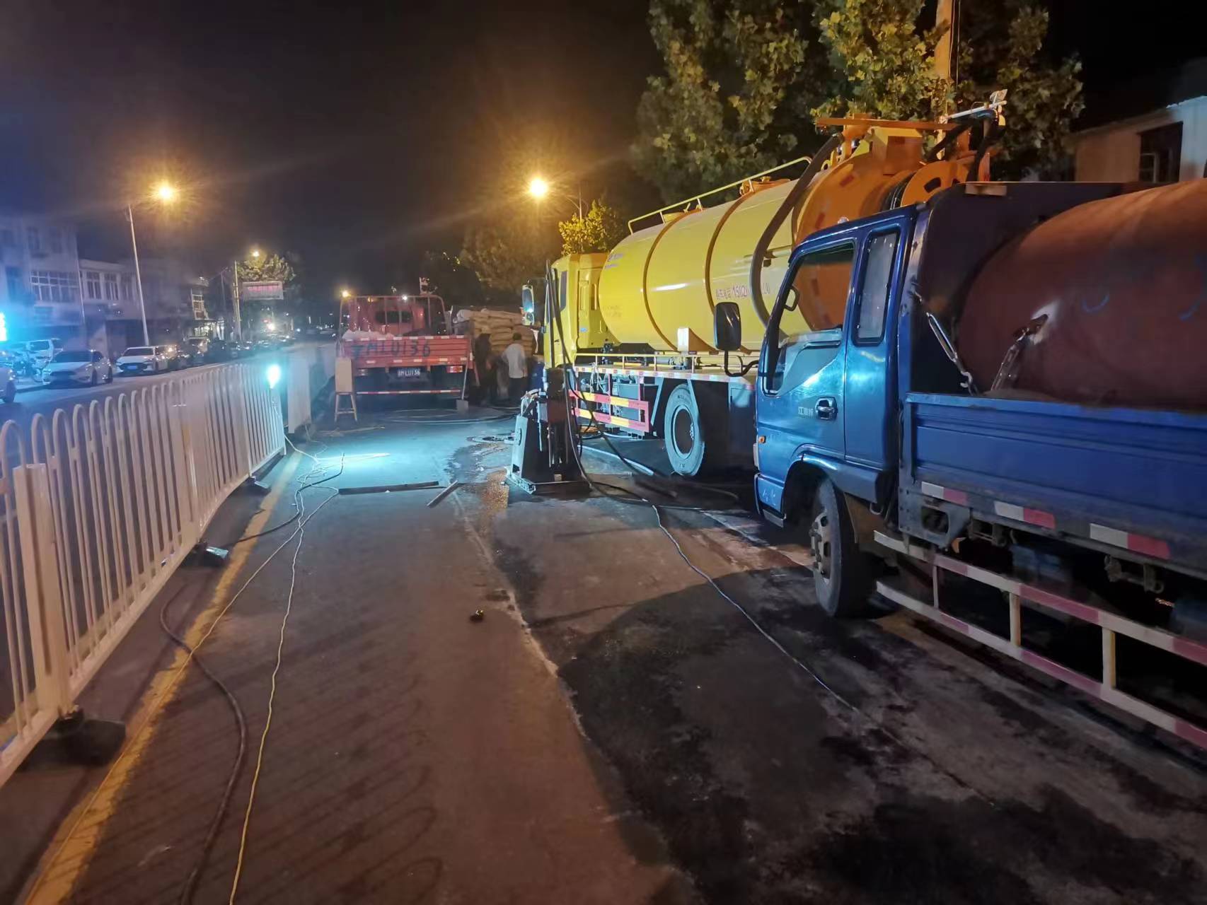 兰山路面压密注浆